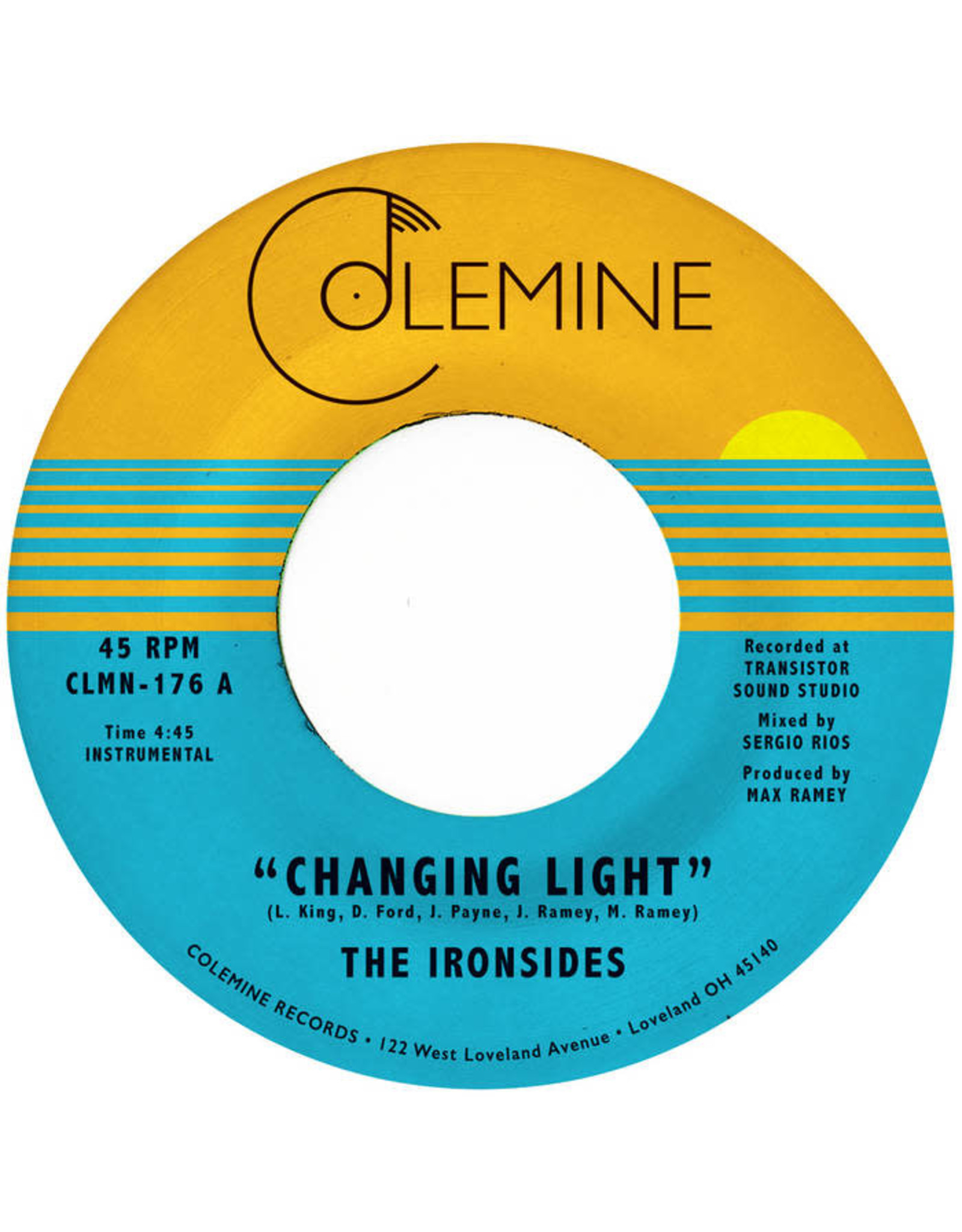 Colemine Ironsides: Changing Light/Sommer (opaque blue) 7"