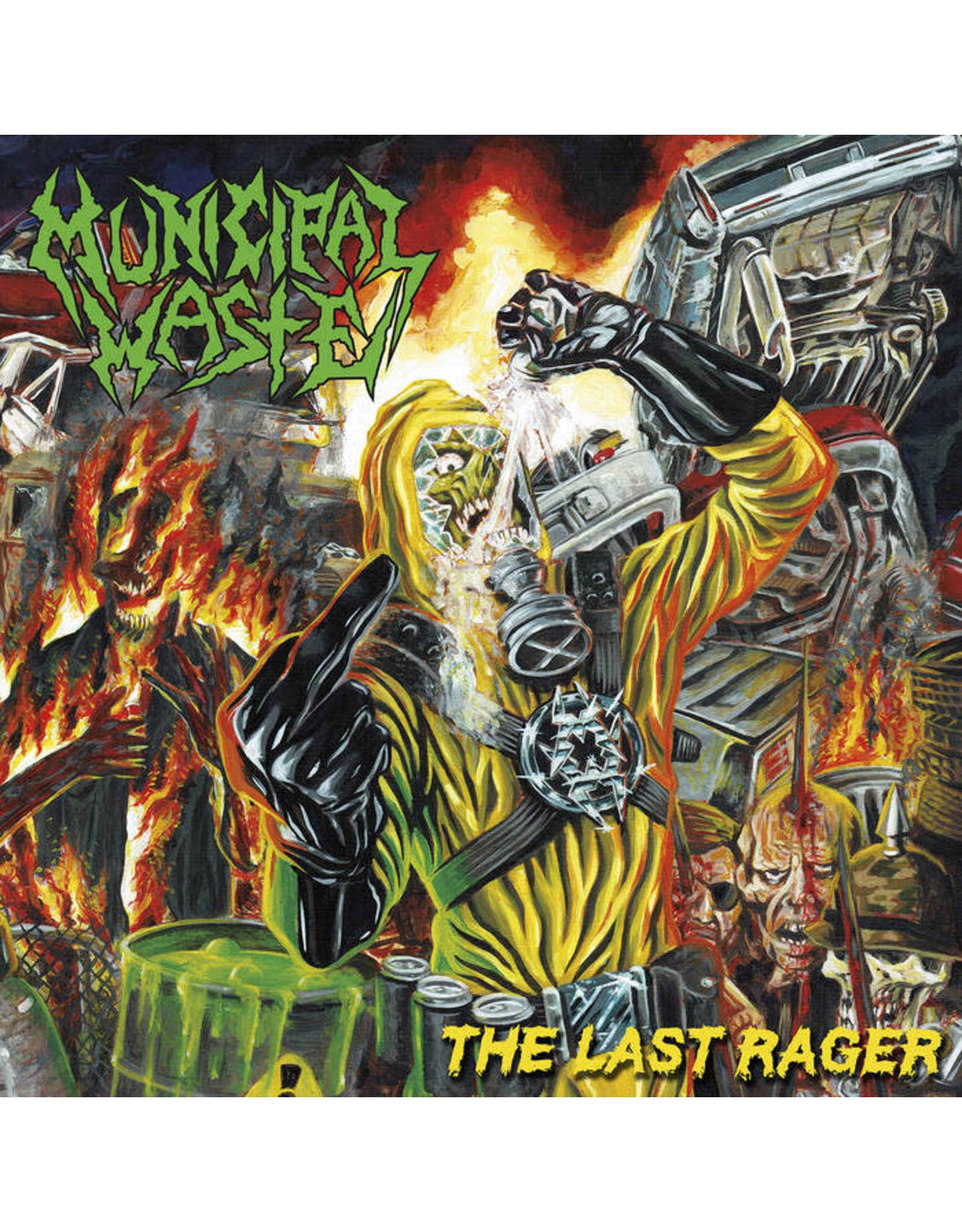 Nuclear Blast Municipal Waste: The Last Rager (EP) (green with yellow & black splatter) LP