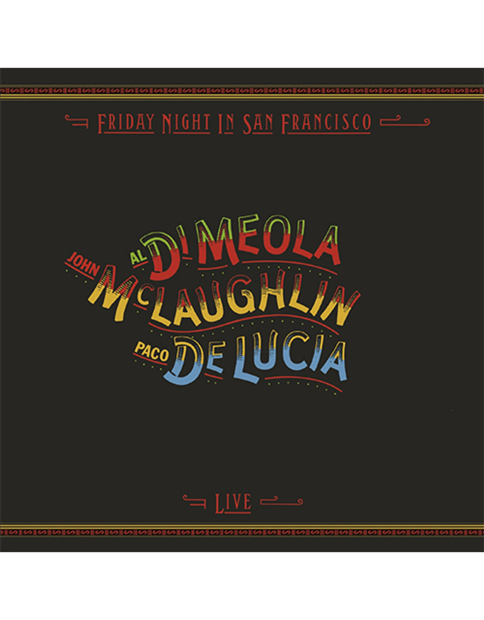 Impex McLaughlin, John, Paco de Lucia & Al Di Meola: Friday Night In San Francisco LP