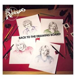 Yep Roc Rubinoos, The: 2022BF -  Back to the Drawing Board (INDIE EXCLUSIVE, RUBY WITH BLACK SPLATTER) LP