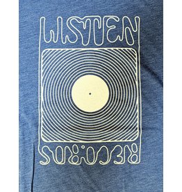 Listen Listen Blue/White Tee