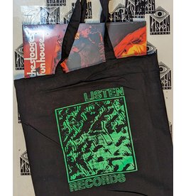 Listen Listen Tote - Black/Green