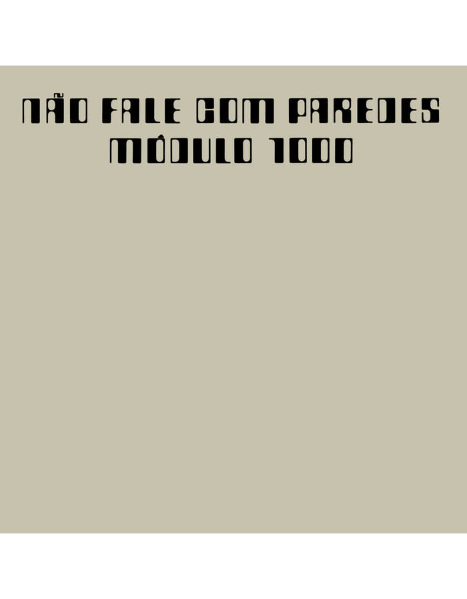 Mr. Bongo Modulo 1000: Nao Fale Com Parades LP