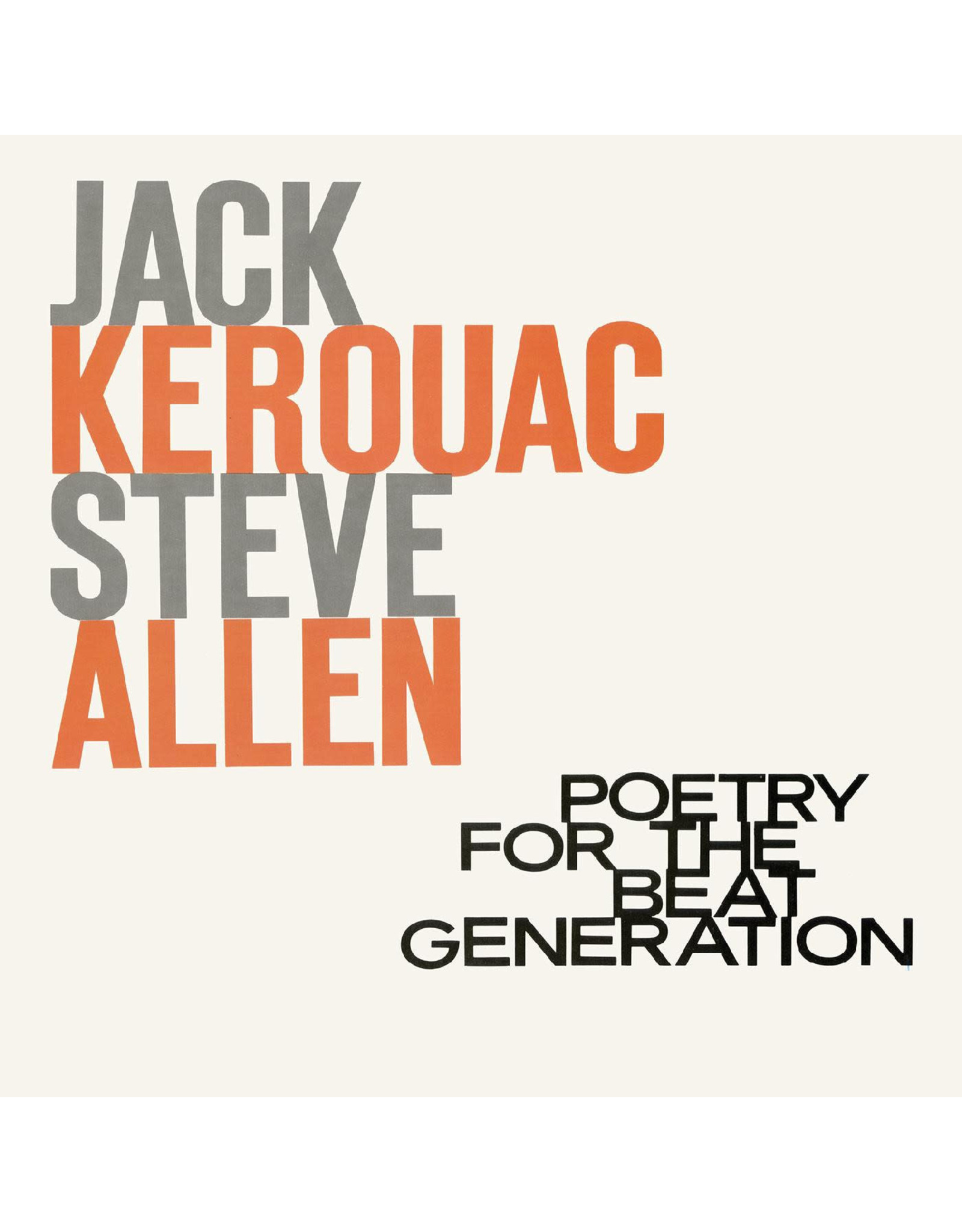 Real Gone Kerouac, Jack & Steve Allen: Poetry for the Beat Generation (100th Birthday) (MILKY CLEAR) LP