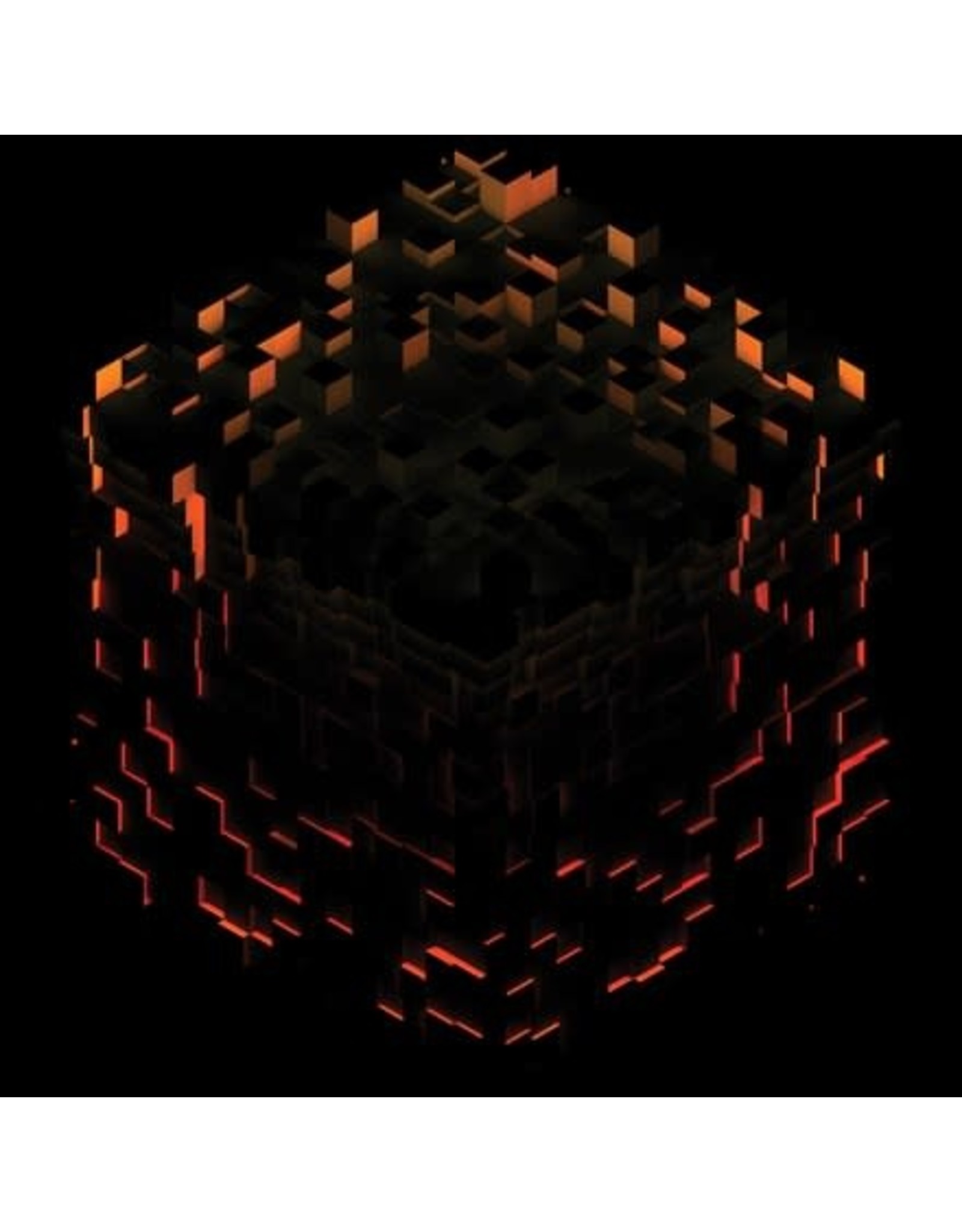 Ghostly C418: Minecraft Volume Beta (red, orange & yellow splatter) LP