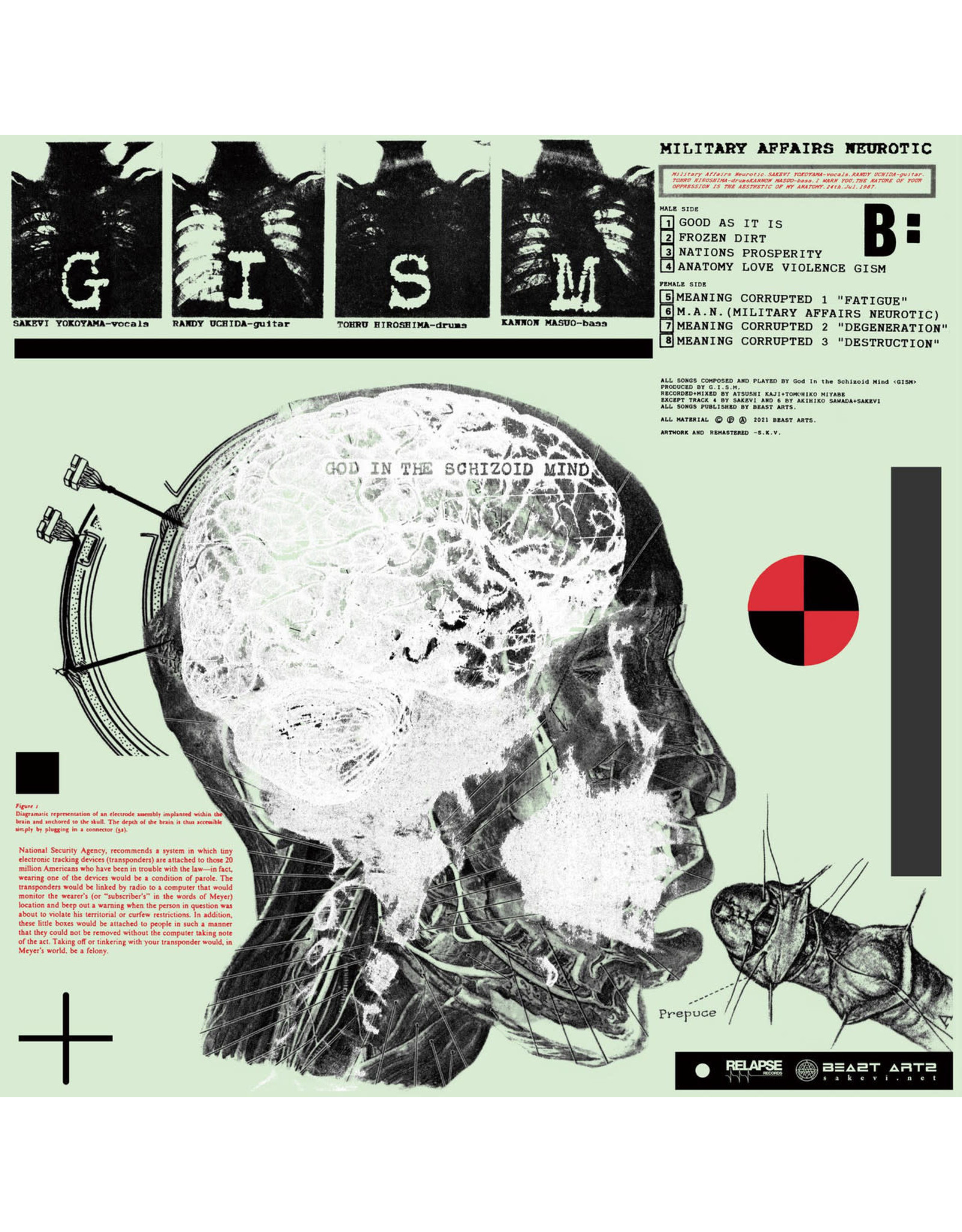 Relapse G.I.S.M.: Military Affairs Neurotic LP