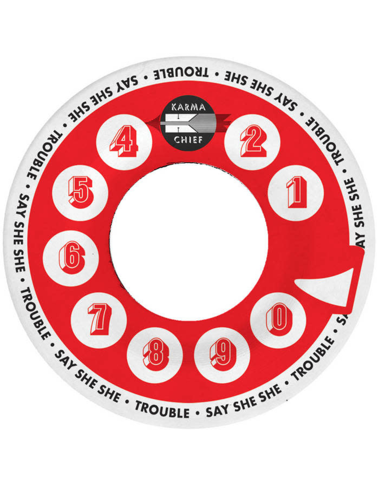 Karma Chief Say She She: Trouble/In My Head (opaque red) 7"