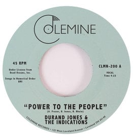 Colemine Jones, Durand & The Indications: Power To The People 7"