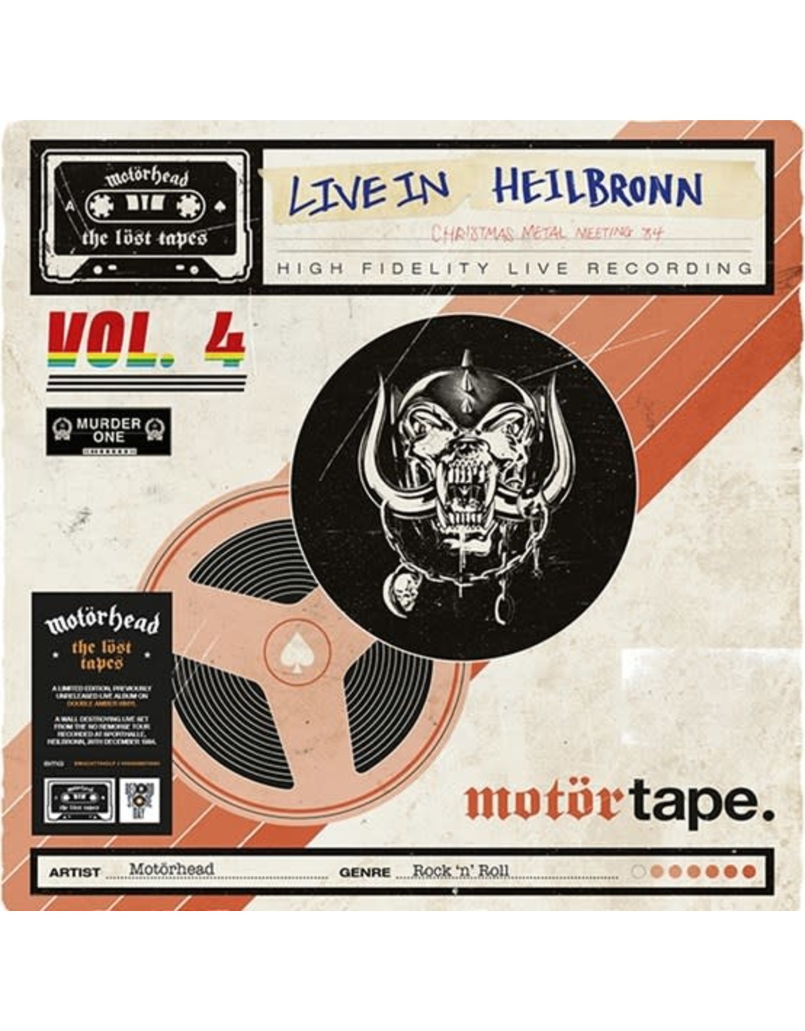 BMG Motorhead: 2023RSD - Lost Tapes Vol. 4 LP