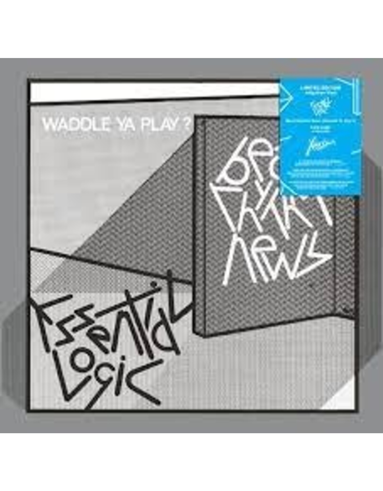 Essential Logic: 2023RSD - Beat Rhythm News (Waddle Ya Play?) (blue) LP