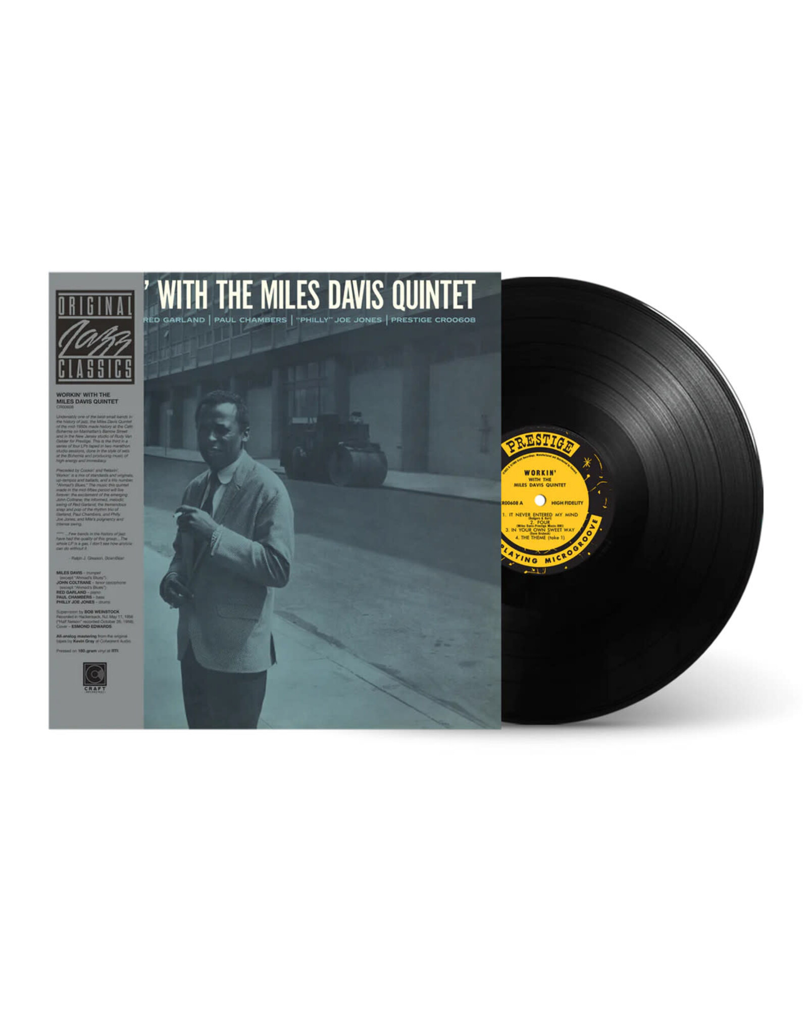 Craft Davis, Miles Quintet: Workin' With the Miles Davis Quintet (Original Jazz Classics) LP