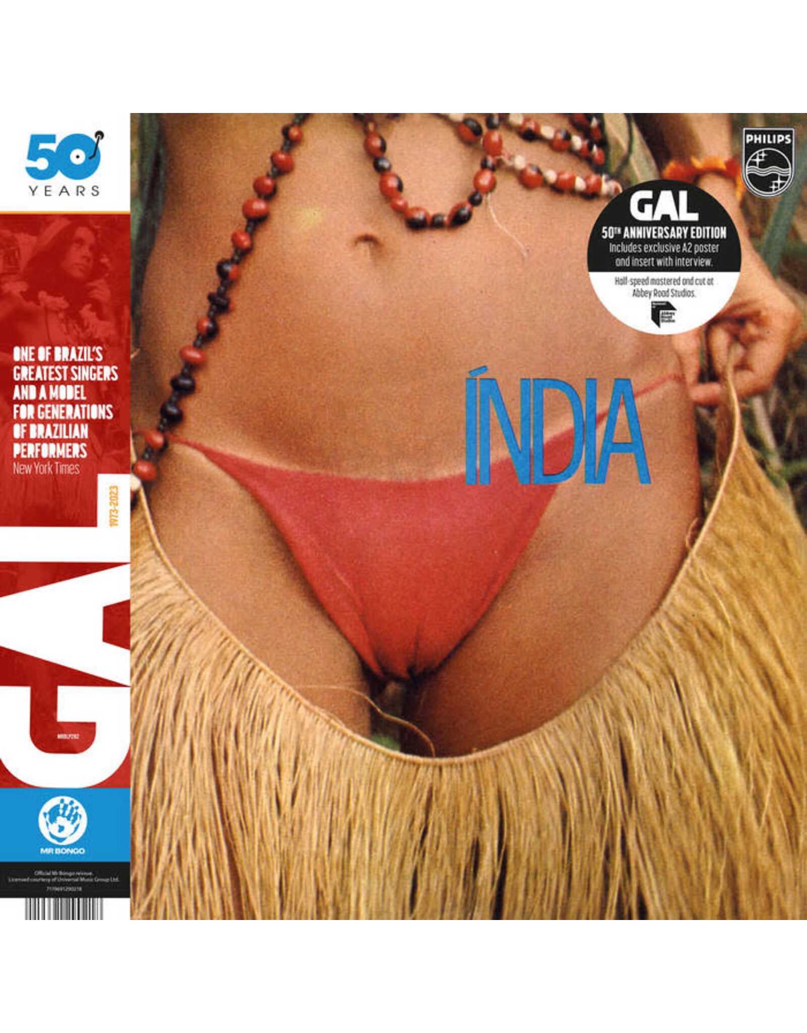 Mr. Bongo Costa, Gal: India (50th anniversary edition-half speed master) LP