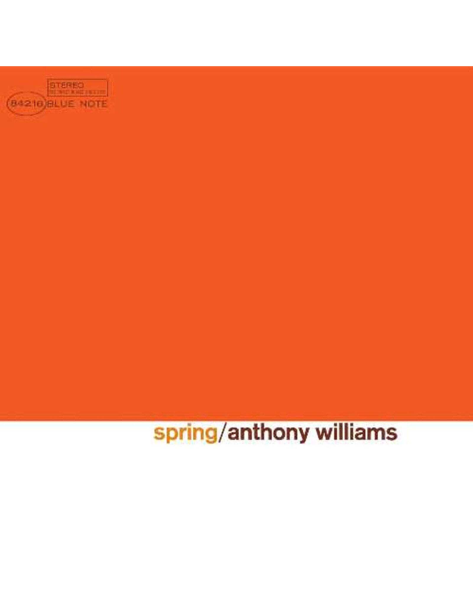 Blue Note Williams, Anthony: Spring (Blue Note Classic) LP