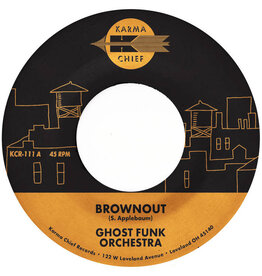 Karma Chief Ghost Funk Orchestra: Brownout/Boneyard Baile (fire red) 7"