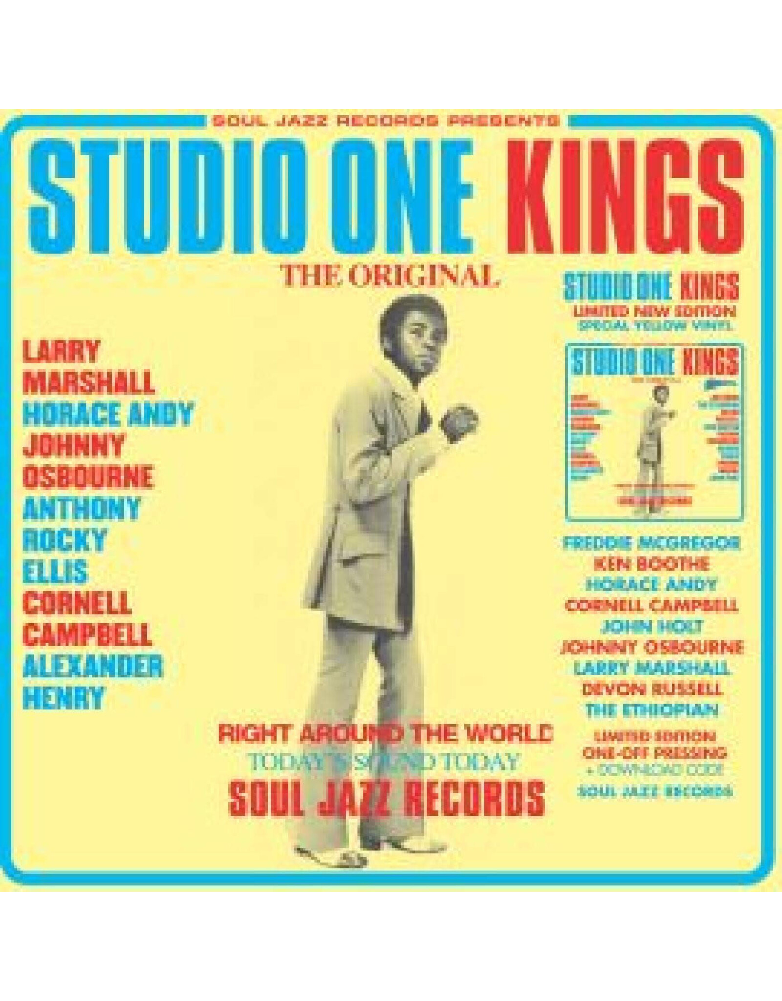 Soul Jazz Various: 2023BF - Studio One Kings (YELLOW) LP