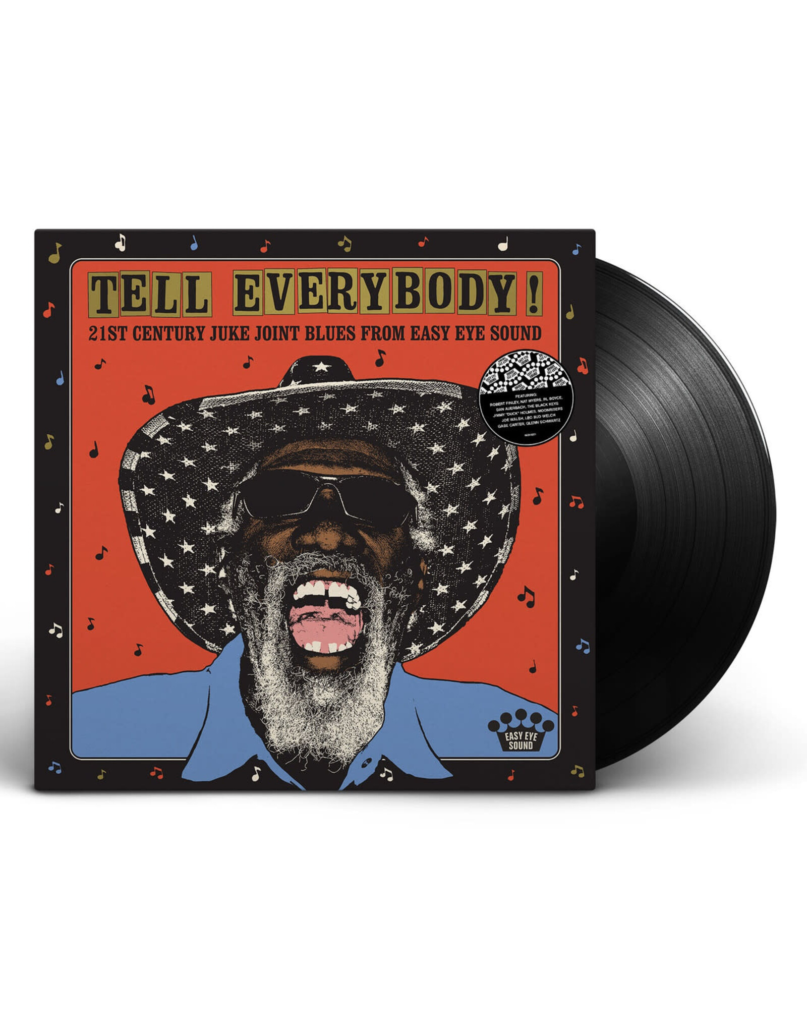 Easy Eye Sound Various: Tell Everybody! (gray marble/indie ex) 21st Century Juke Joint Blues LP