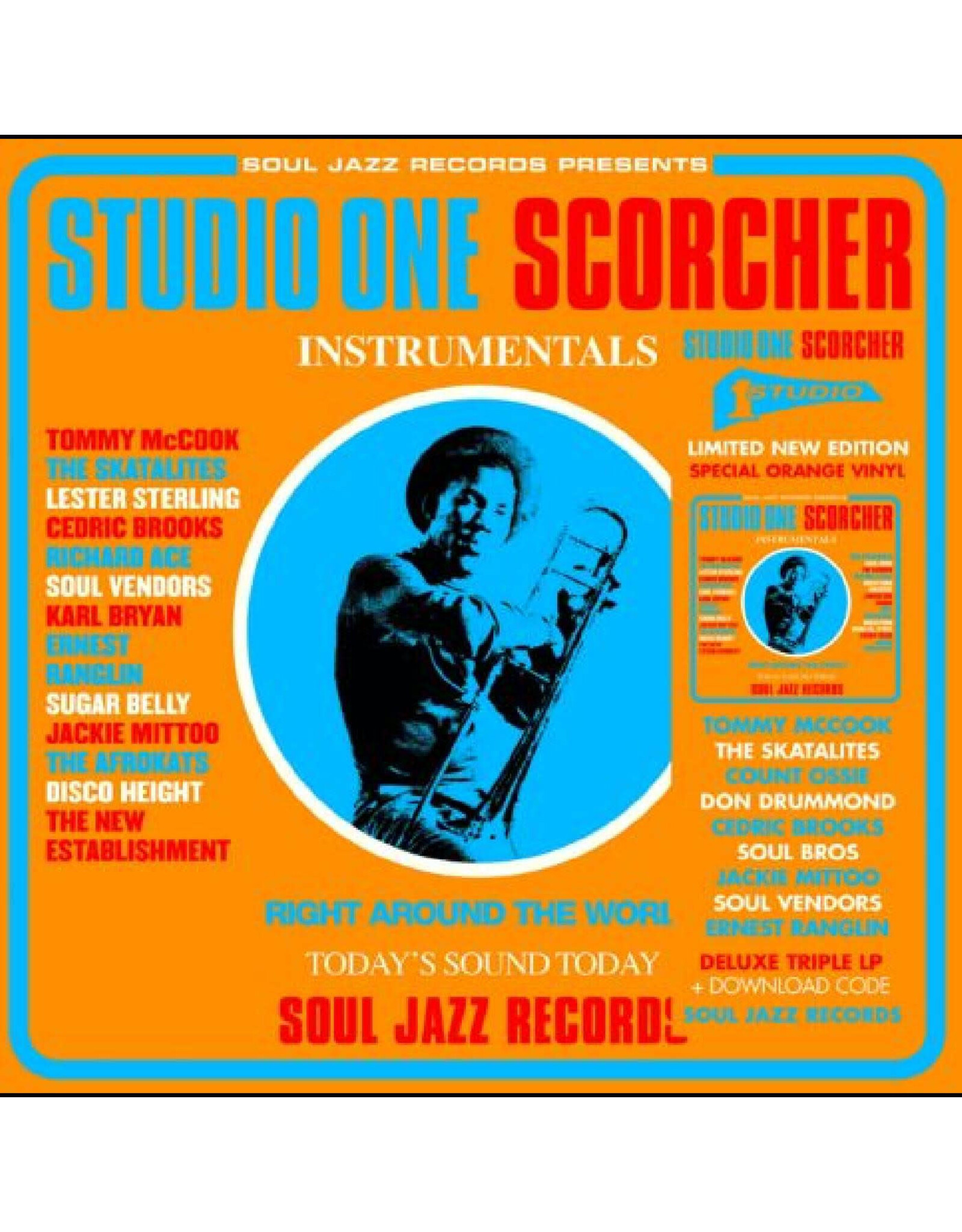 Soul Jazz Various: Studio One Scorcher (TRANSPARENT ORANGE) LP