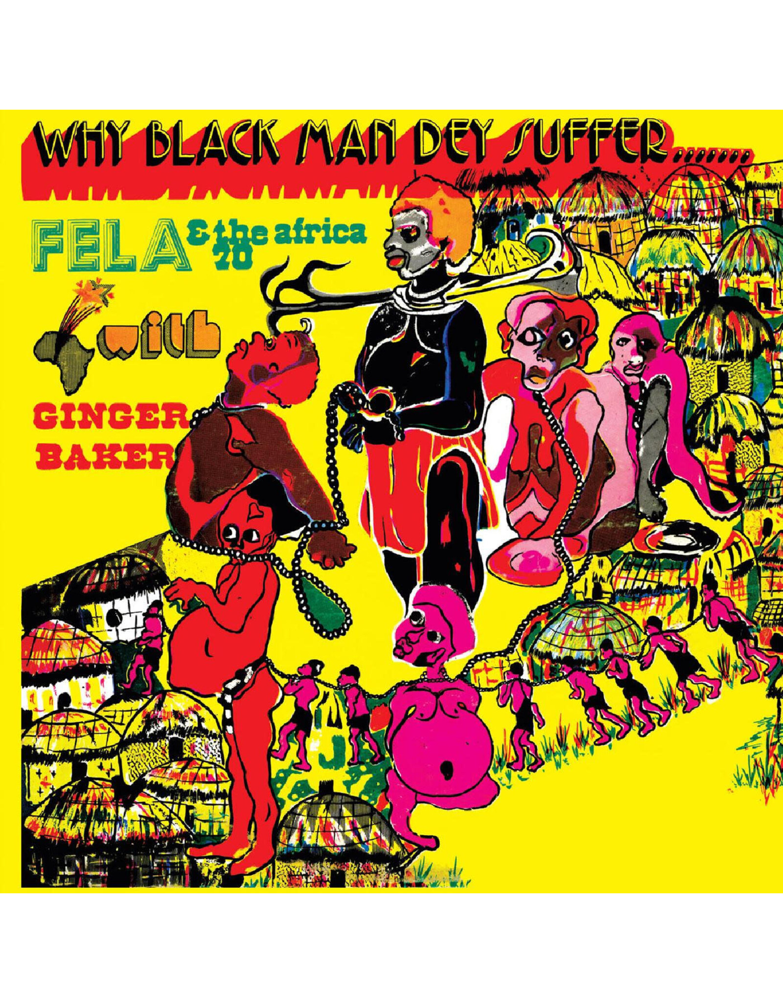 Knitting  Factory Kuti, Fela: Why Black Men They Suffer (TRANSPARENT YELLOW) LP