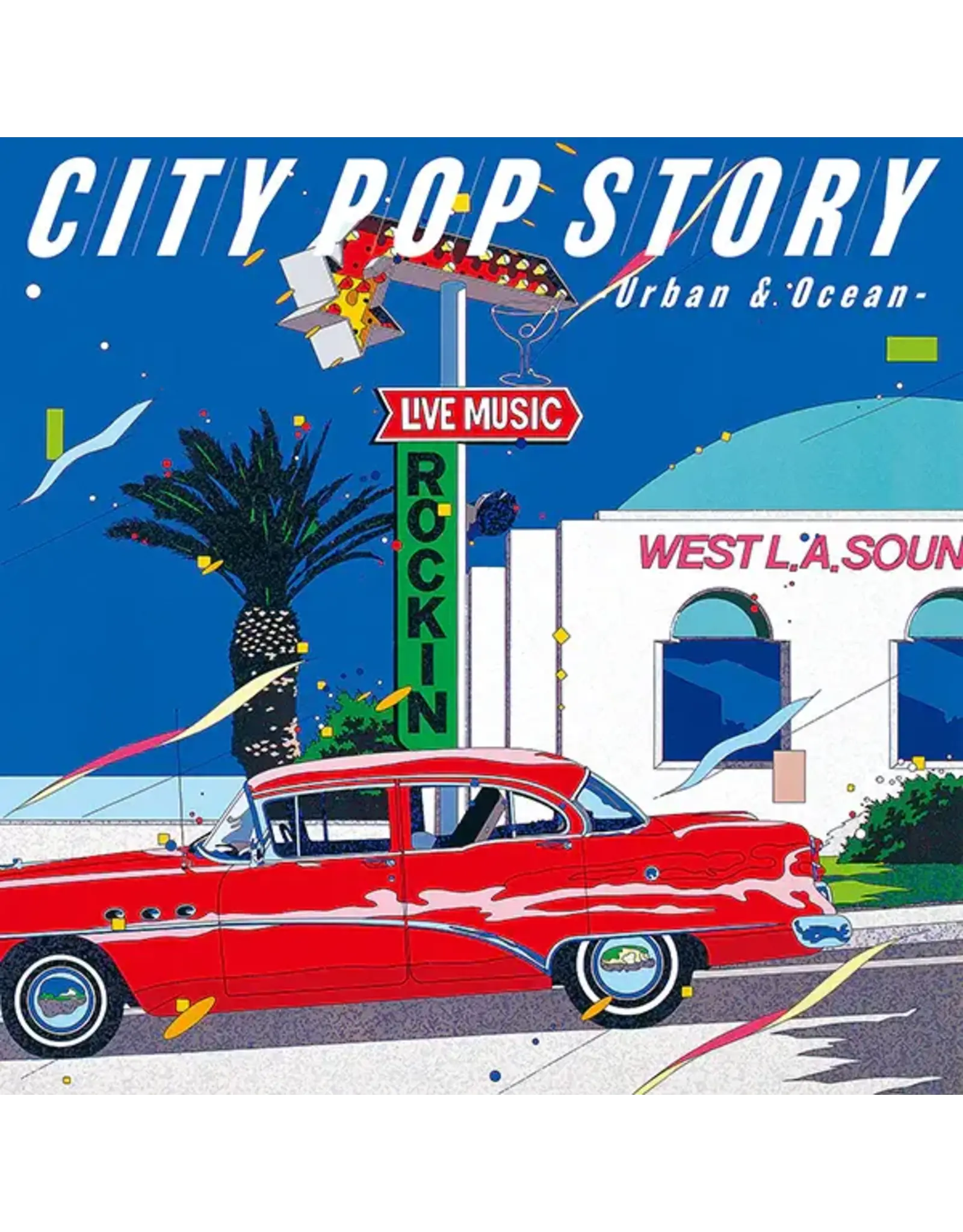 Great Tracks Various: City Pop Story: Urban and Ocean (Red Blue Multicolor) LP