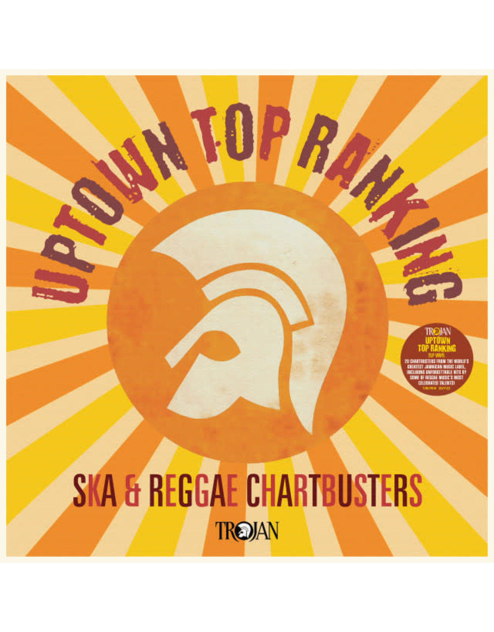Trojan Various: Uptown Top Ranking - Reggae Chartbusters LP