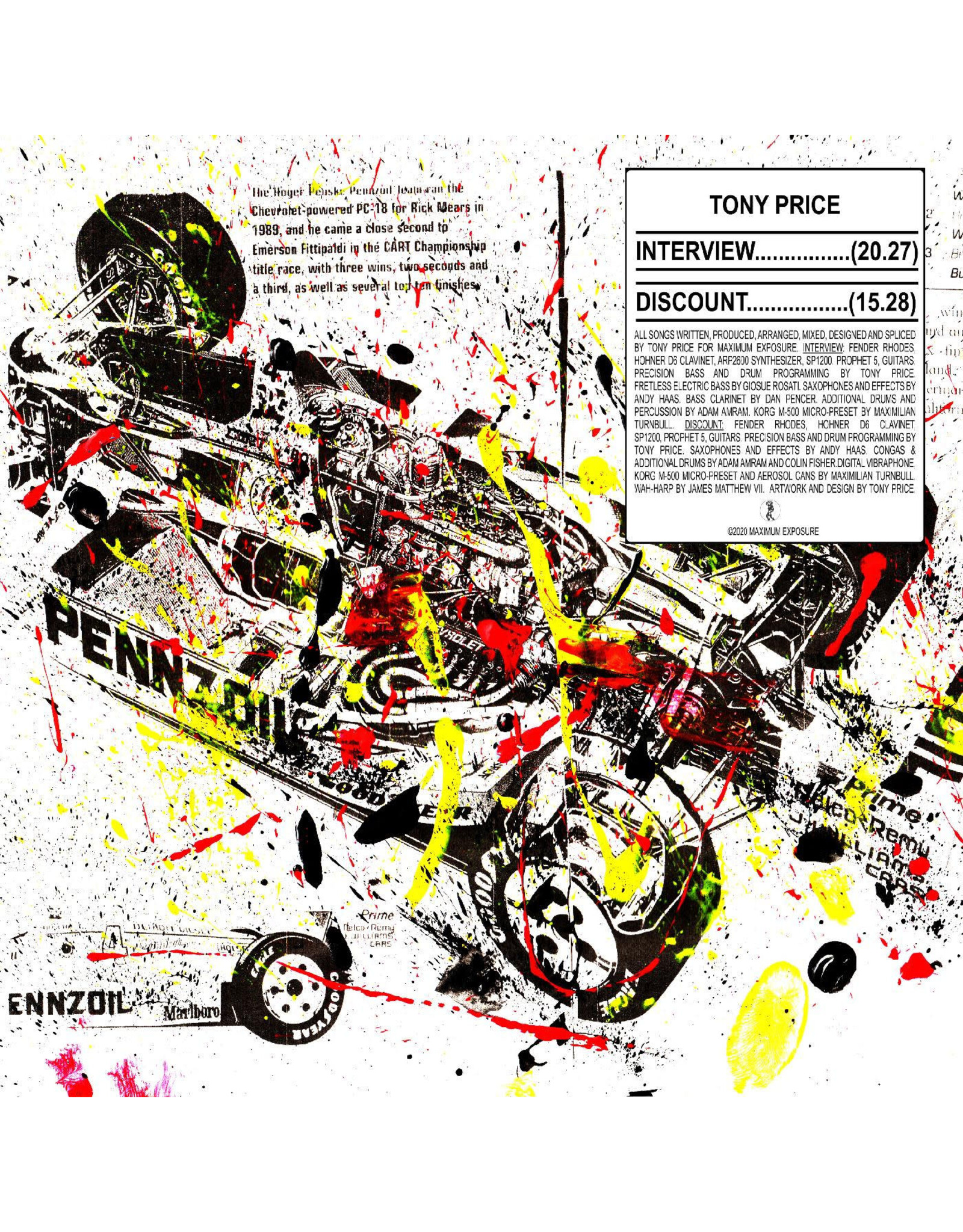 Telephone Explosion Price, Tony: Interview / Discount LP