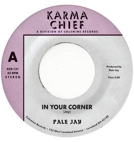 Karma Chief Pale Jay: In Your Corner/Bewilderment (natural with black swirl) 7"