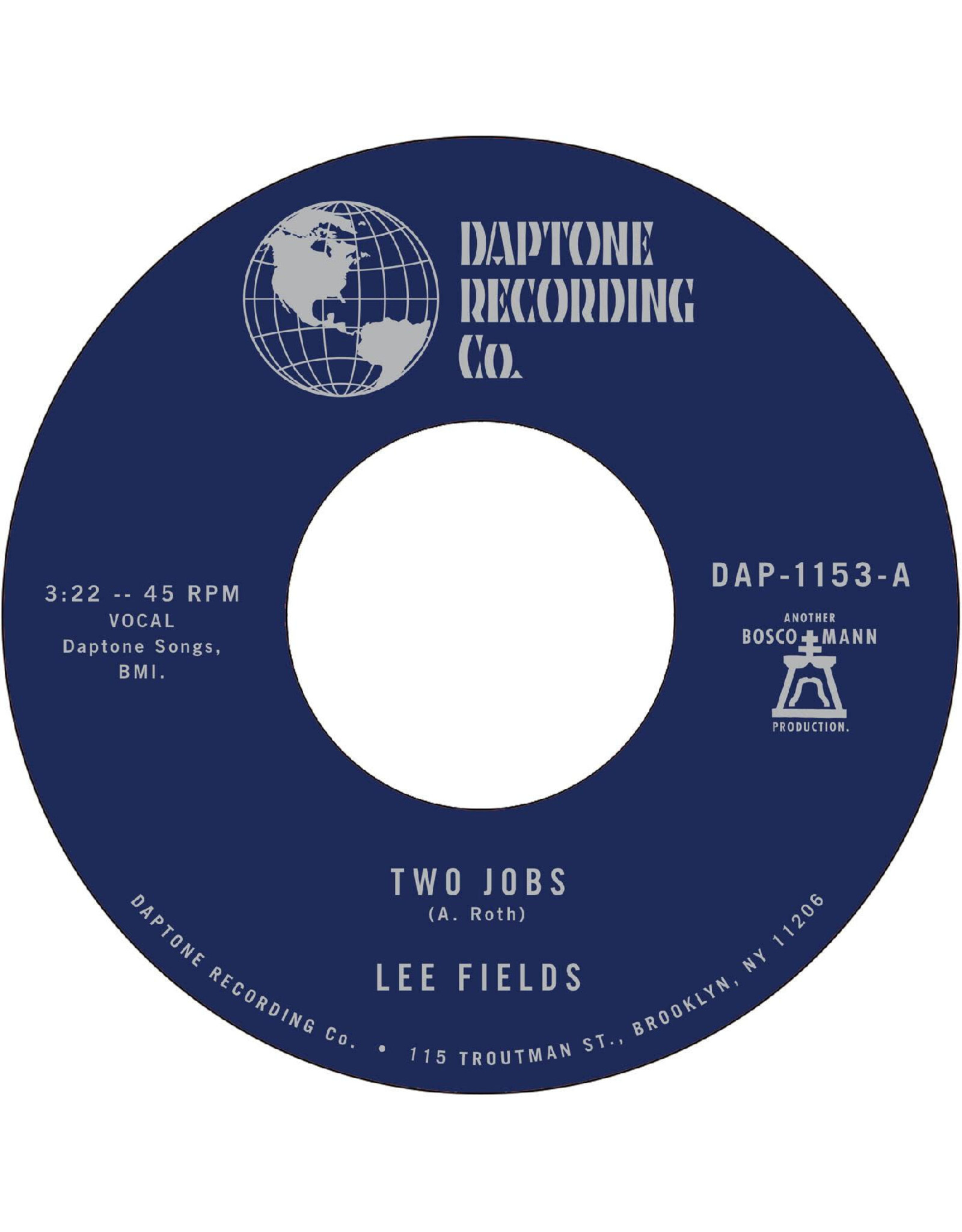Daptone Fields, Lee: Two Jobs b/w Save Your Tears for Someone New LP