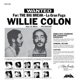 Craft Colon, Willie: The Big Break (La Gran Fuga) LP