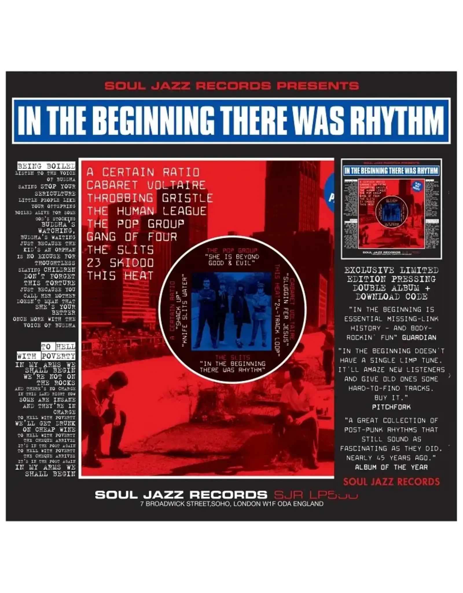 Soul Jazz Various: In The Beginning There Was Rhythm LP