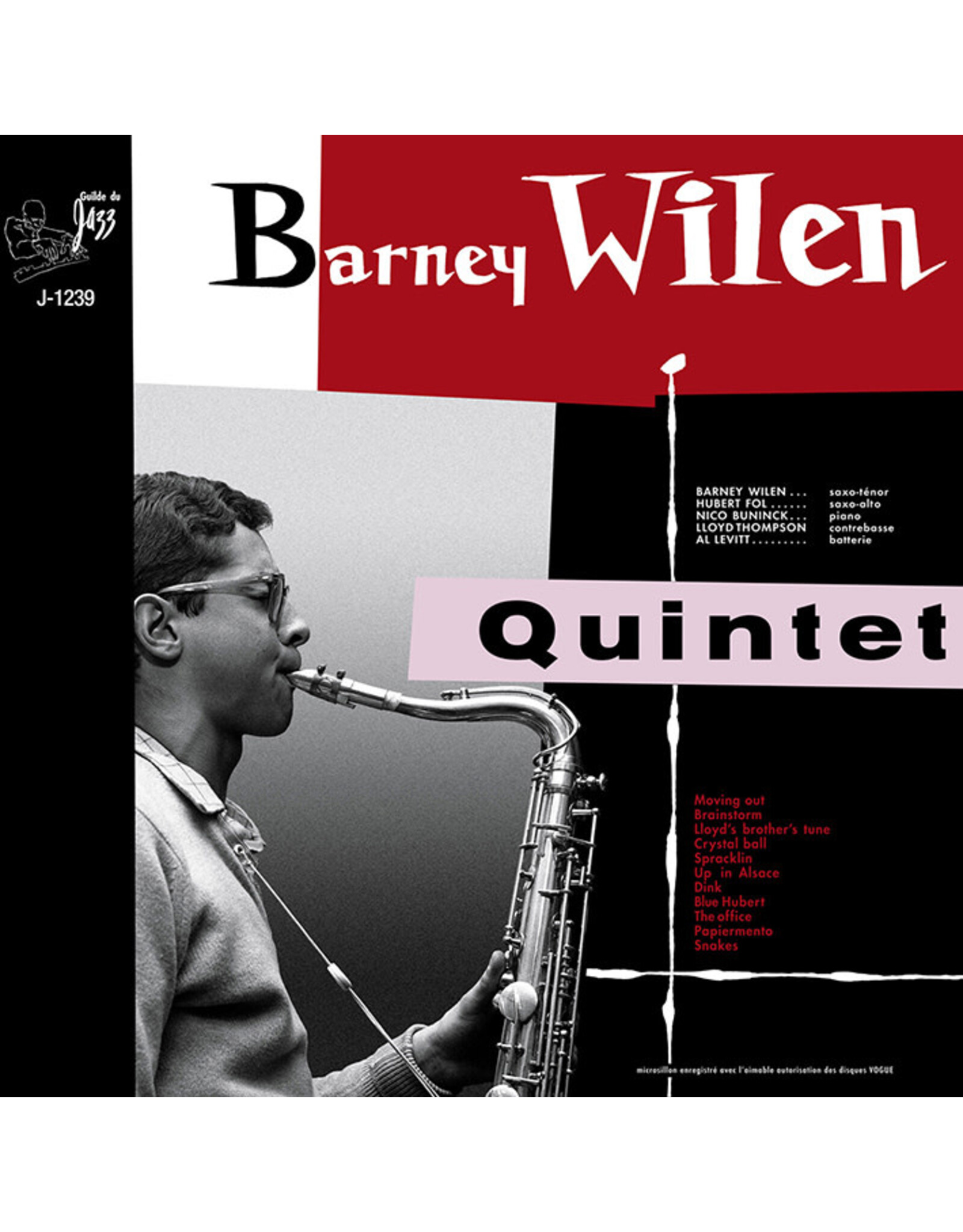 Sam Records Wilen, Barney Quintet: Guilde du Jazz 1957 LP