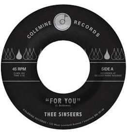 Colemine Thee Sinseers: For You/Si Llorarás (blue vinyl) 7"
