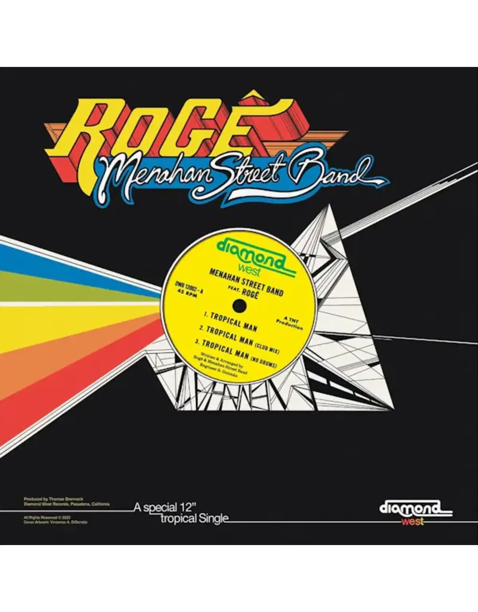 Diamond West Menahan Street Band & Rogê: Tropical Man LP