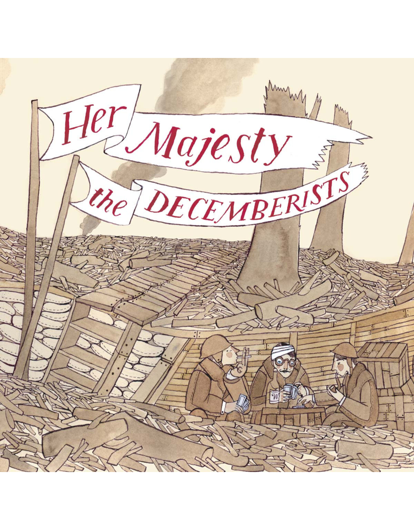 Kill Rock Stars Decemberists, The: Her Majesty The Decemberists (INDIE EXCLUSIVE, PEACH) LP