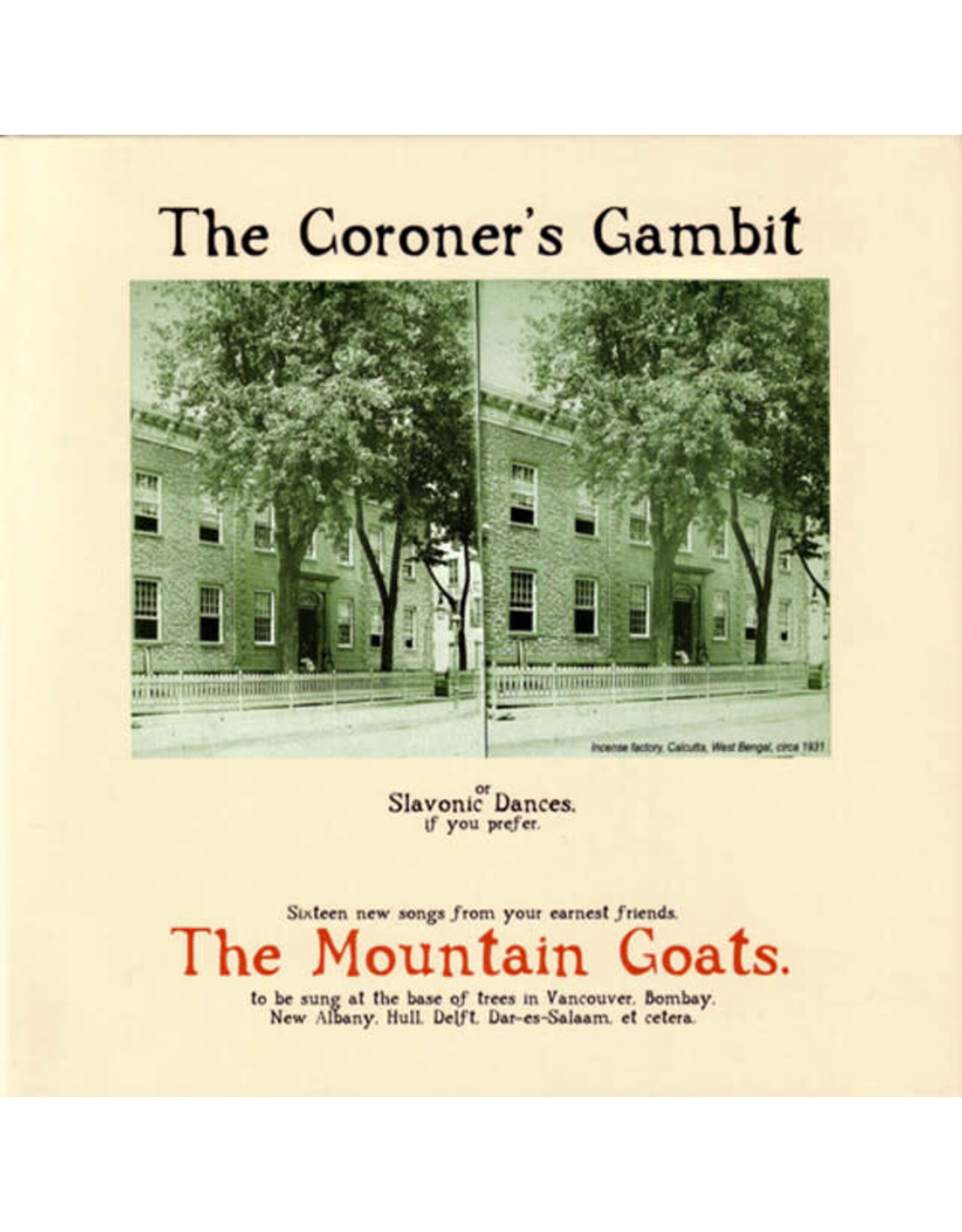 Merge Mountain Goats: The Coroner's Gambit (Peak Vinyl/colour & special packaging) LP