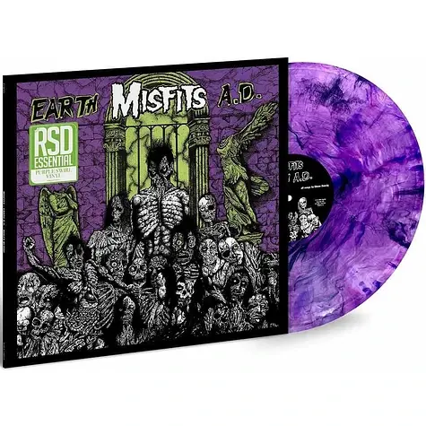 MISFITS レコード　picture disc Misfits: Earth A.D. (RSD Essentials Purple Swirl) LP - Listen Records