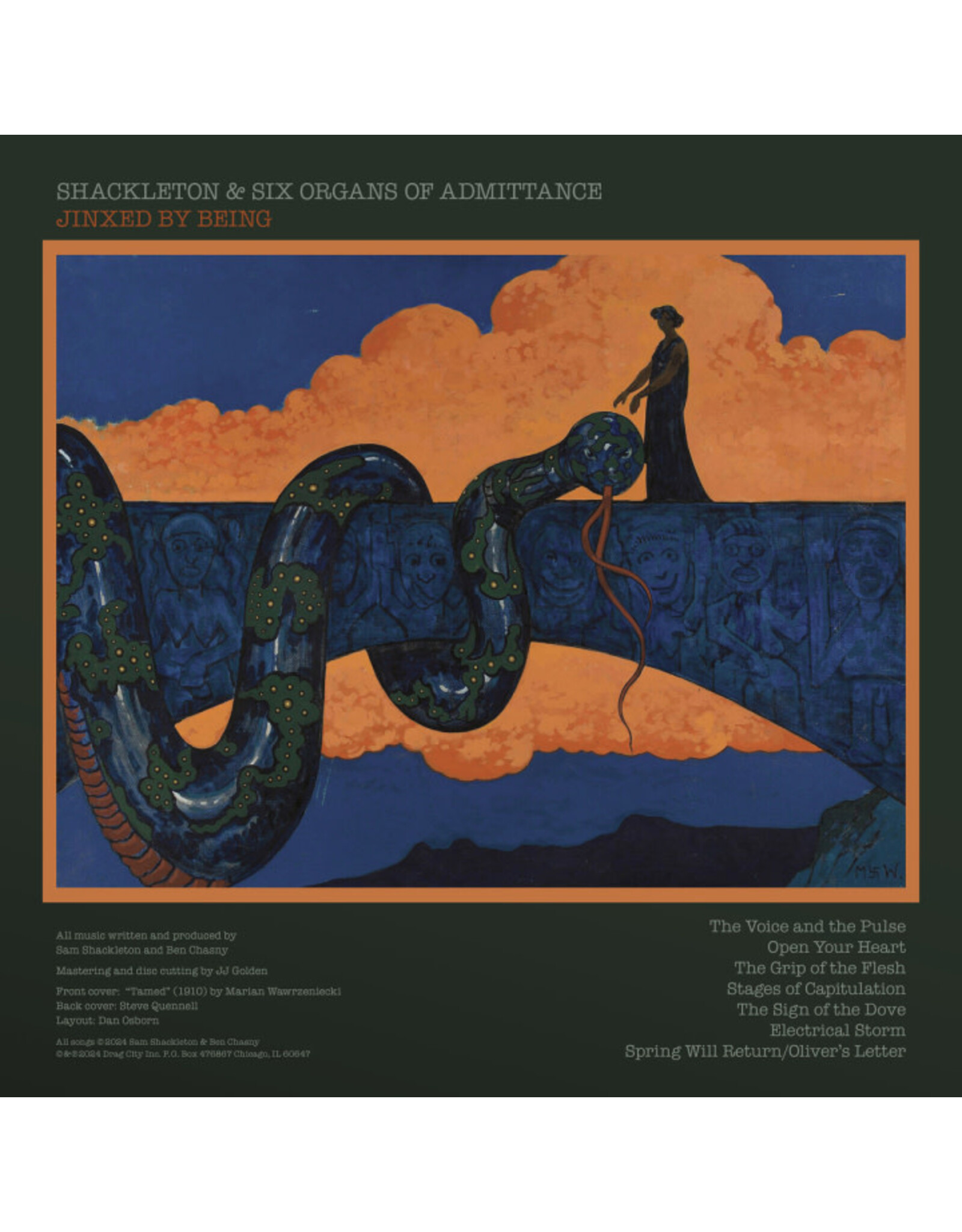 Drag City Shackleton & Six Organs of Admittance: Jinxed By Being LP
