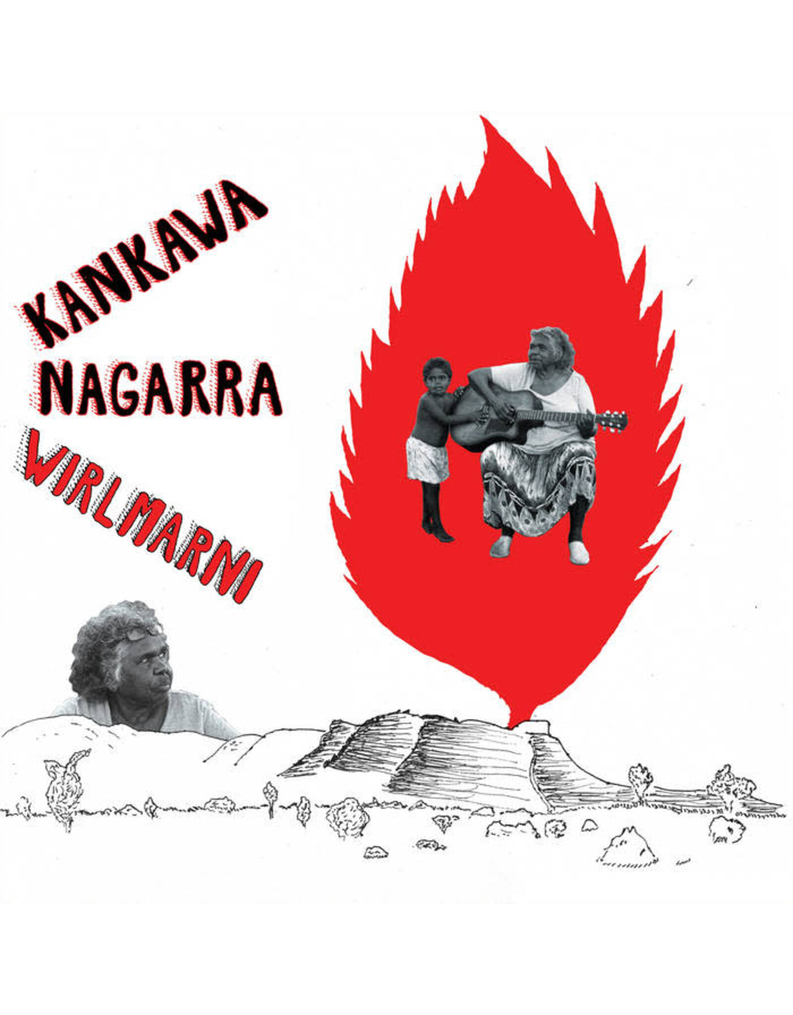 Mississippi Nagarra, Kankawa: Wirlmarni (transparent red) LP