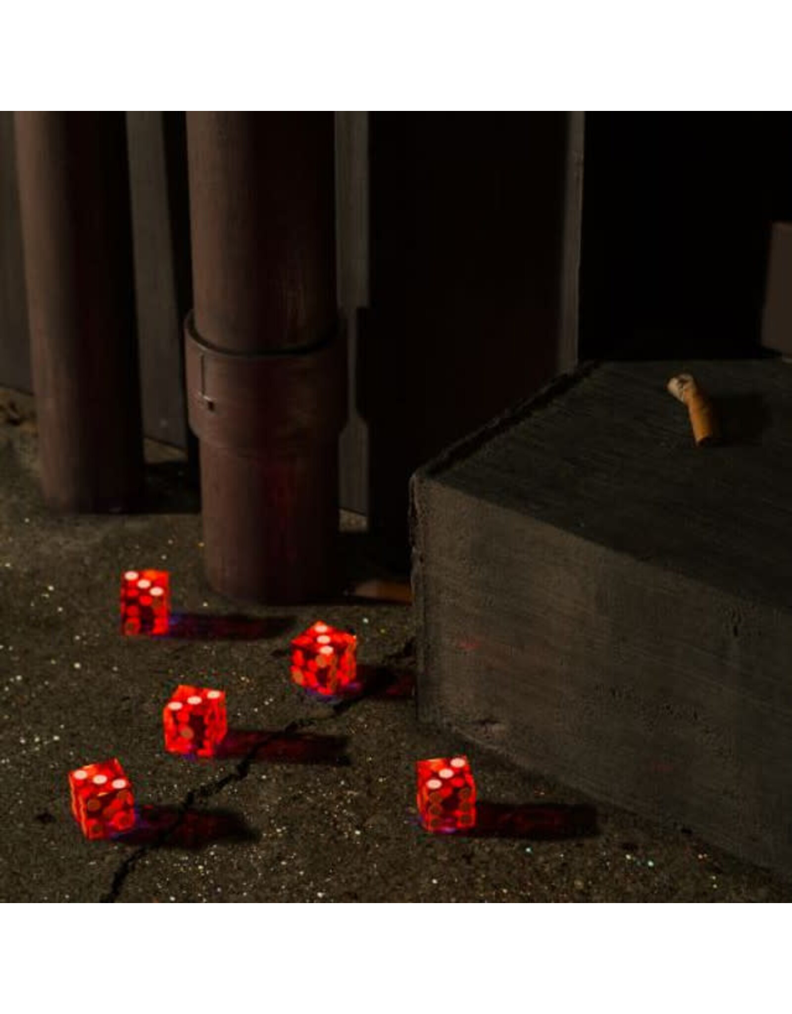 Dead Oceans Bright Eyes: Five Dice, All Threes (red & orange splatter) LP