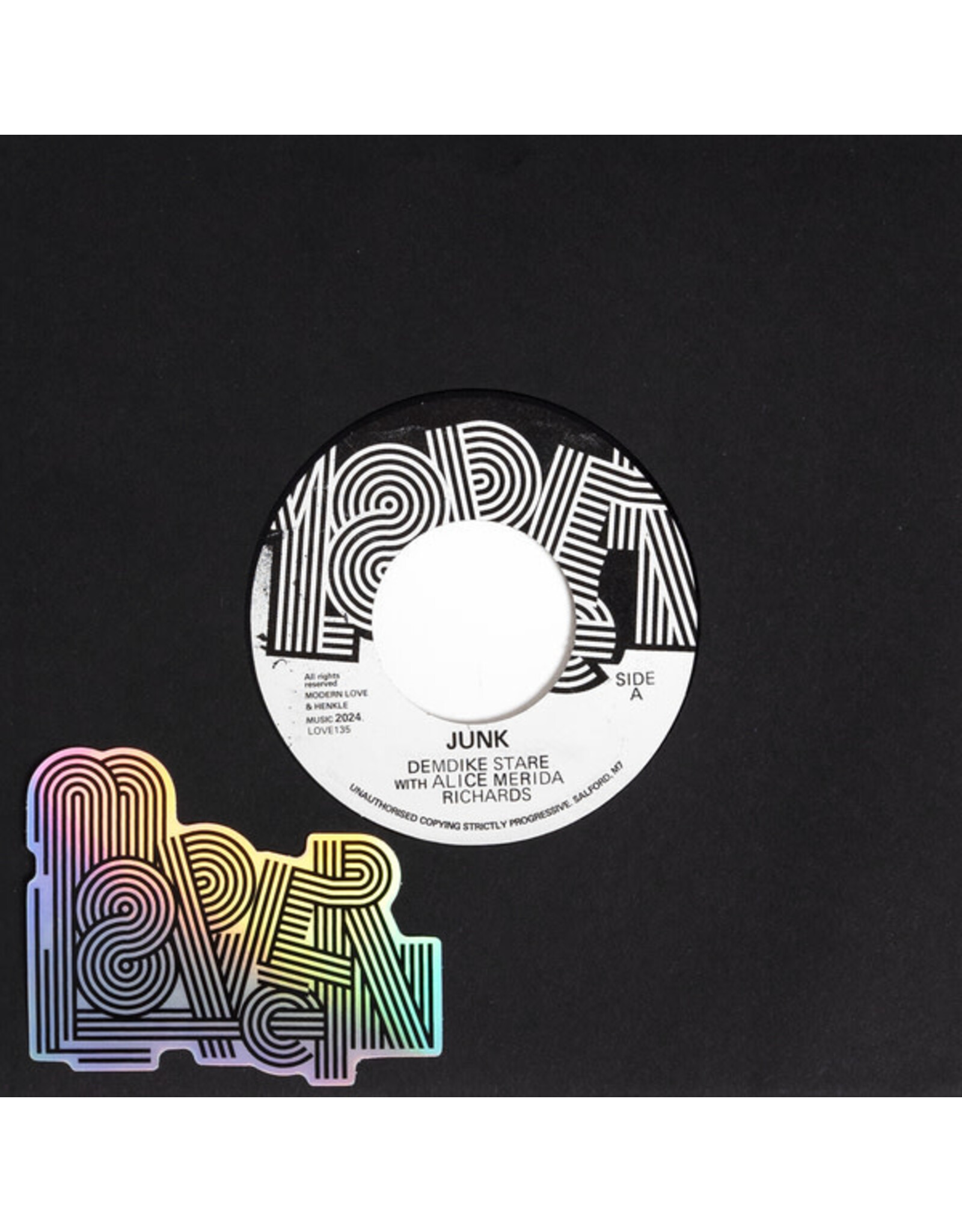 Modern Love Demdike Stare: Junk / Tuff Crew 7”