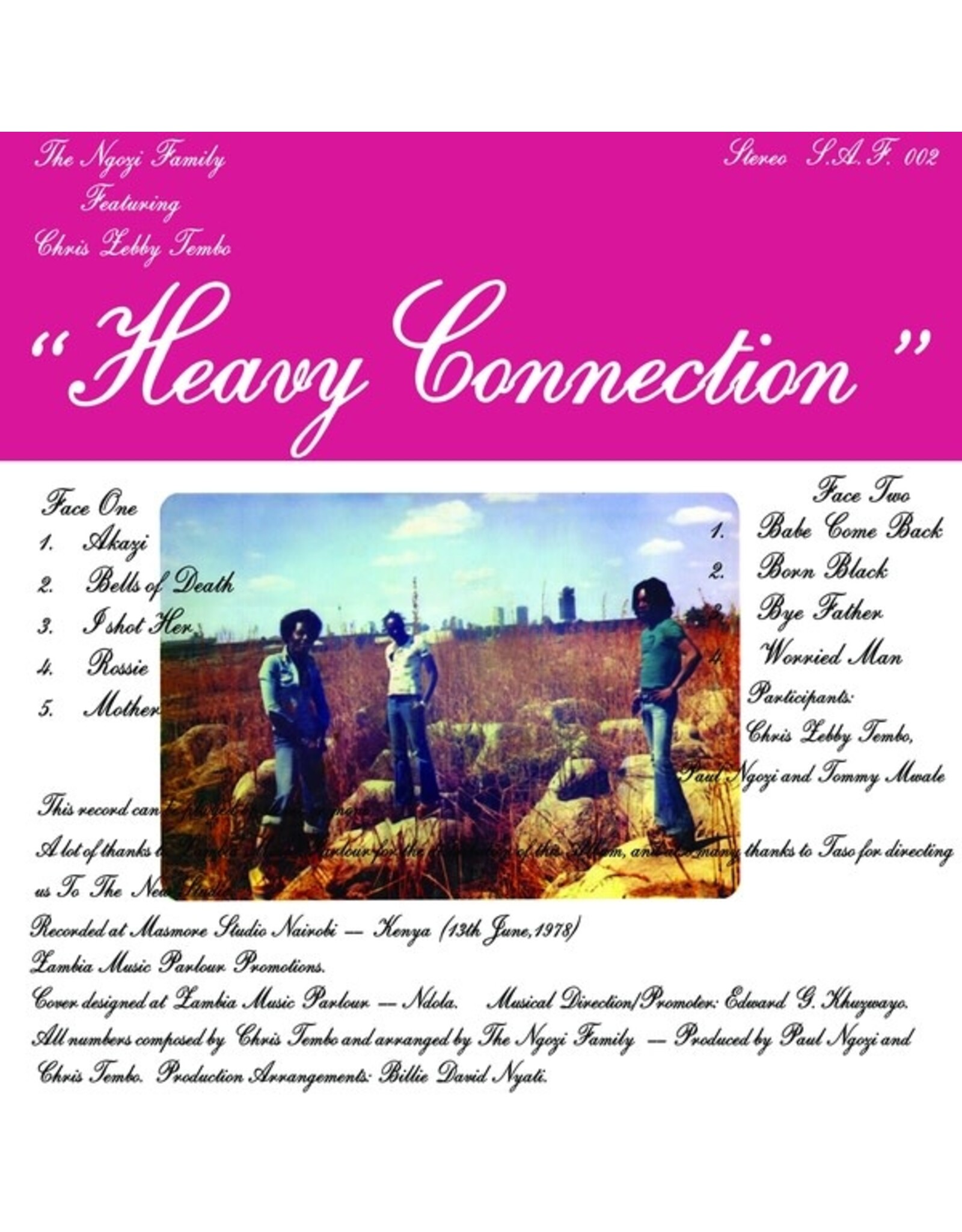 Now Again Ngozi Family: Heavy Connection LP