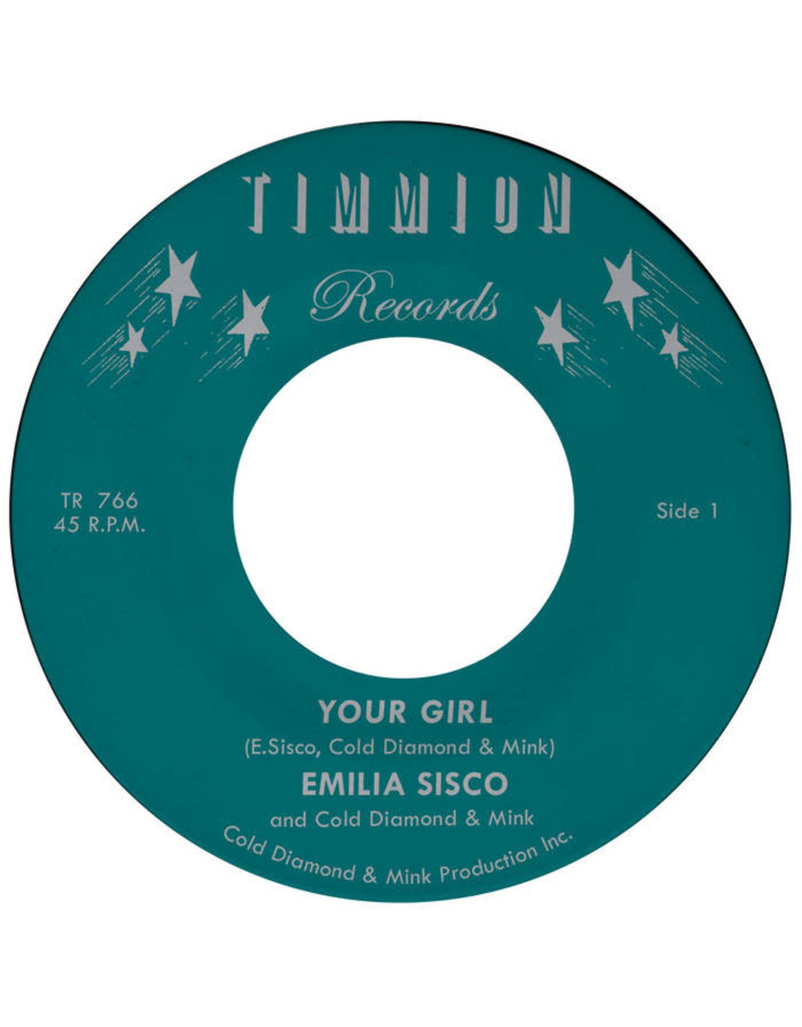 Timmion Sisco, Emilia & Cold Diamond & Mink: Your Girl/Too Late (transparent) 7"
