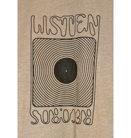 Listen Listen T-Shirt - Olive w/ Black