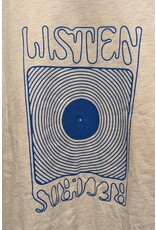 Listen Listen T-Shirt - Heather w/ Royal Blue