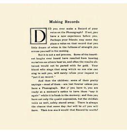Death Is Not The End Death Is Not The End:  Making Records: Home Recordings c. 1890​-​1920 CS