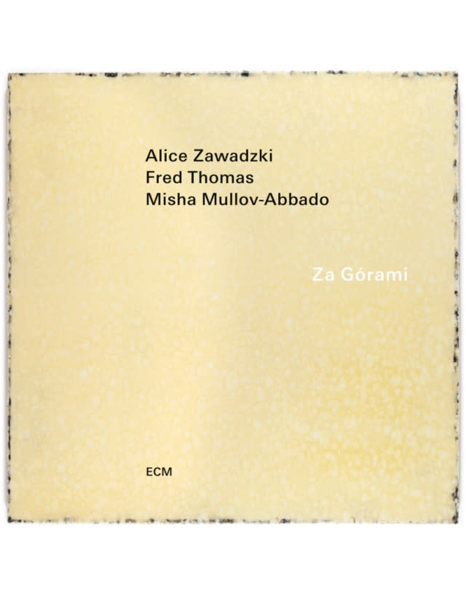 ECM Zawadzki, Alice / Fred Thomas / Misha Mullov-Abbado: Za Gorami LP