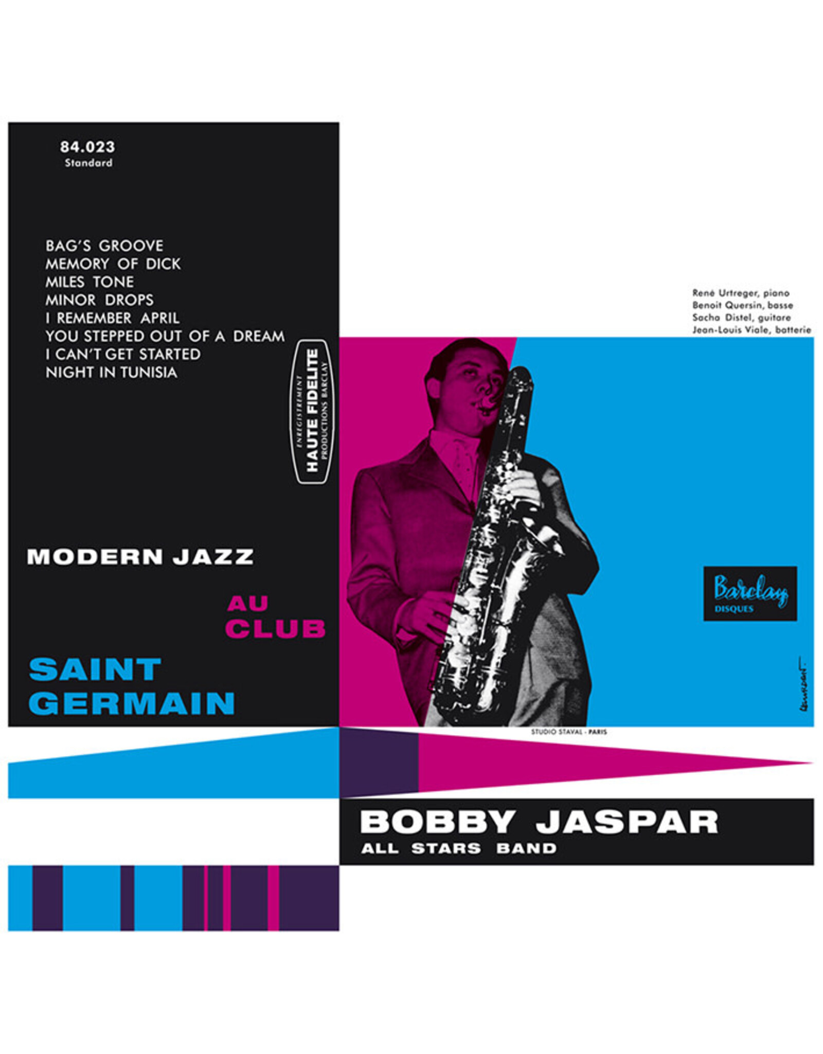 Sam Records Jaspar, Bobby: Modern Jazz au Club Saint Germain LP