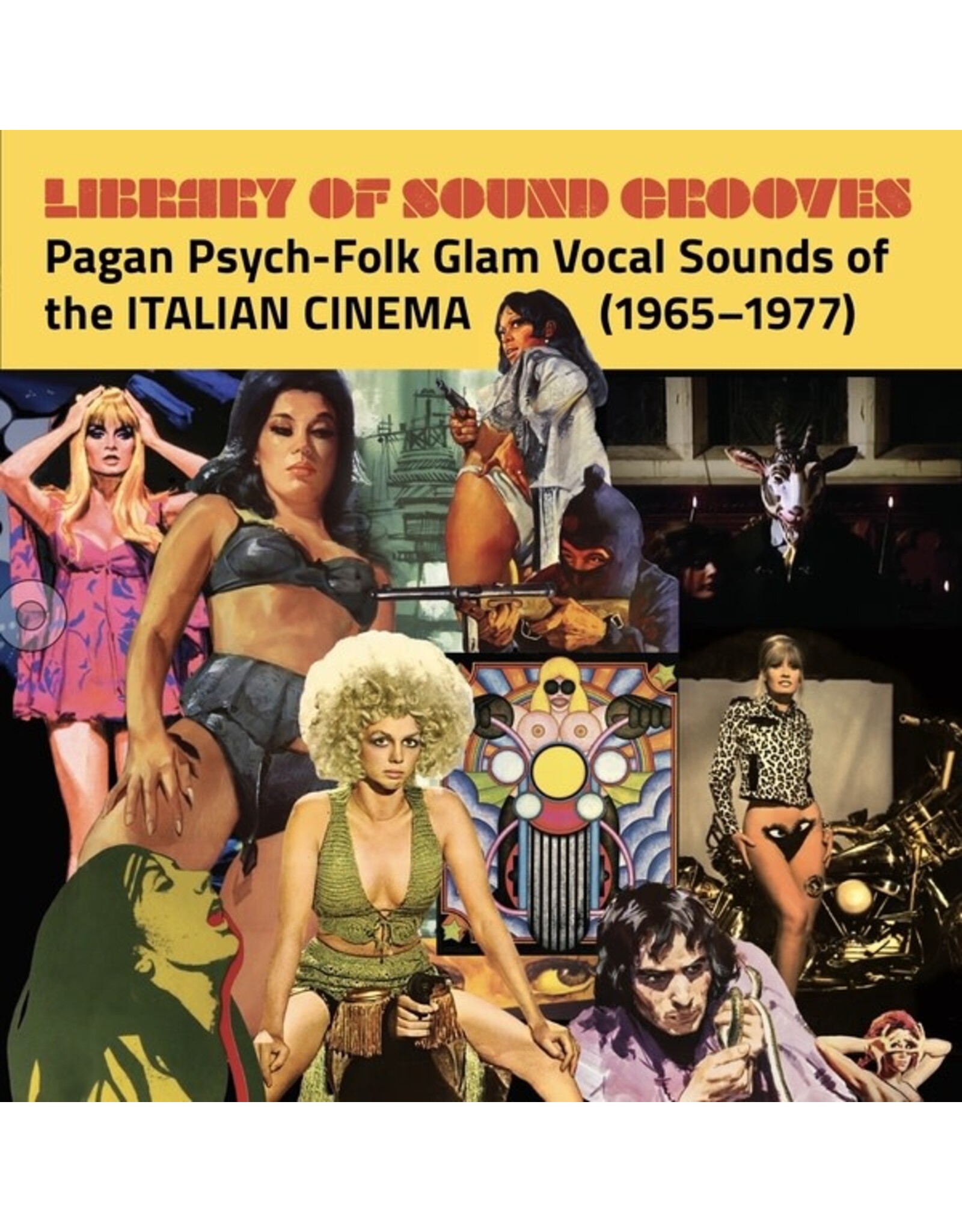 Various: Library Of Sound Grooves: Pagan Psych-Folk Glam Folk Vocal Sounds of the Italian Cinema (1965-1977)  LP