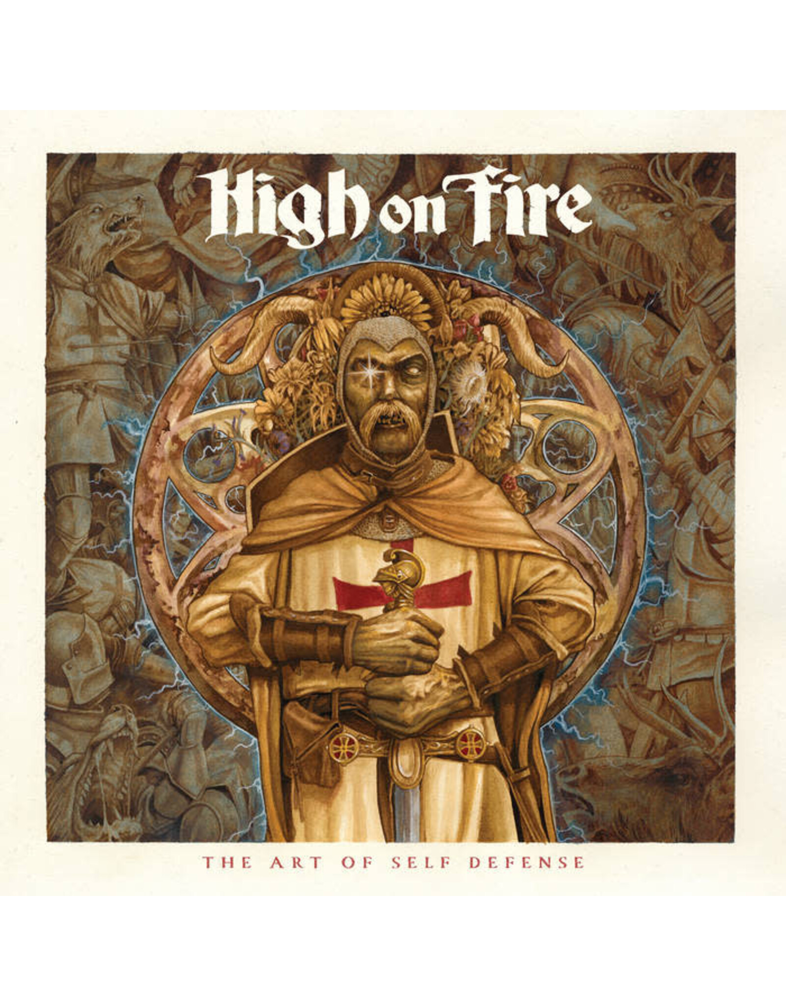 High On Fire: The Art Of Self Defense (2LP-ruby & coke bottle clear) LP