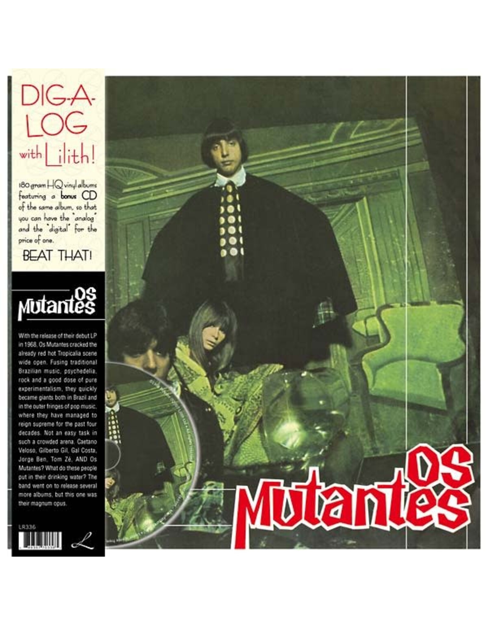 Lilith Os Mutantes: Os Mutantes (light green) LP