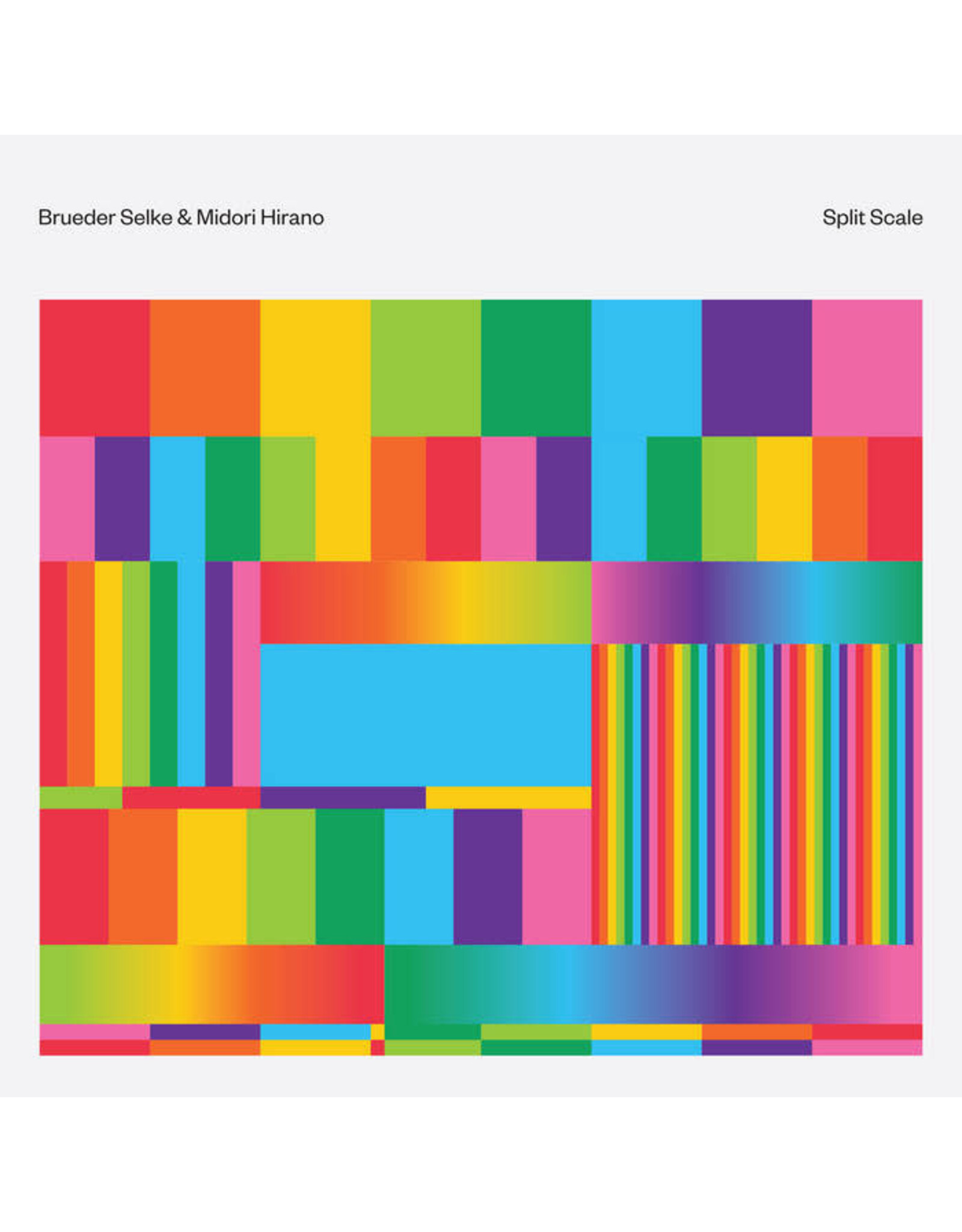 Thrill Jockey Selke, Brueder & Midori Hirano: Split Scale (INDIE EXCLUSIVE, CRYSTAL CLEAR) LP